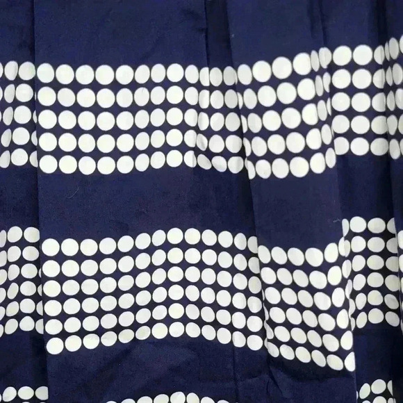 Talbots NWT New Womens Navy Blue White Polka Dot Pattern A Line Skirt Size 4 - Picture 2 of 10